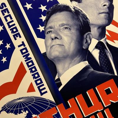 Rare The Manchurian Candidate set prop poster
