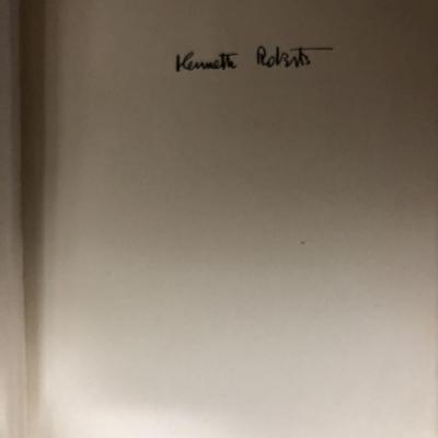 Kenneth Roberts signed book
