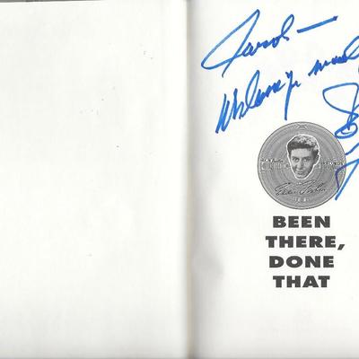 Eddie Fisher signed book
