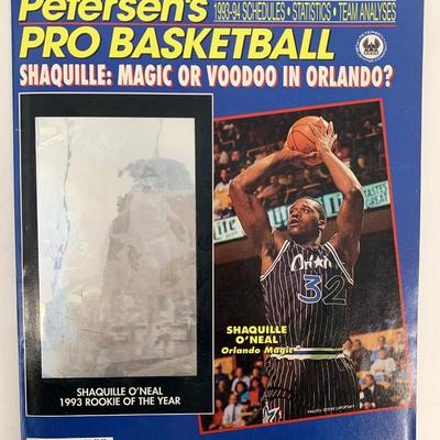 1993 Petersen's Pro Basketball Magazine - Shaquille O'Neal Cover