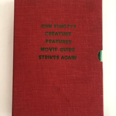 John Stanley's Creature Features Movie Guide Strikes Again signed book