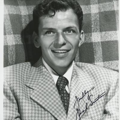 Frank Sinatra signed photo. GFA Authenticated