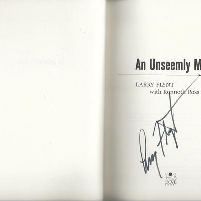 Larry Flynt signed book