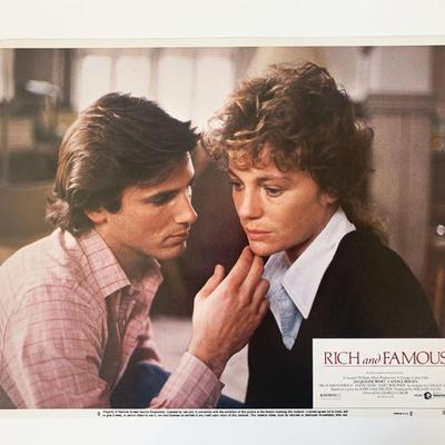 Rich and Famous original 1981 vintage lobby card
