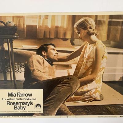 Rosemary's Baby original 1968 vintage lobby card