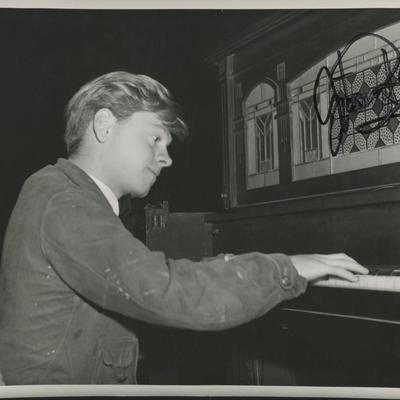 Mickey Rooney signed "The Human Comedy" movie photo. GFA Authenticated