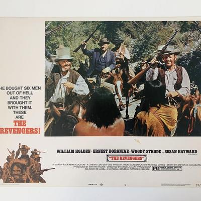The Revengers original 1972 vintage lobby card