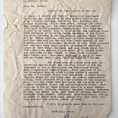 signed letter