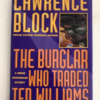 The Burglar Who Traded Ted Williams Lawrence Block signed book