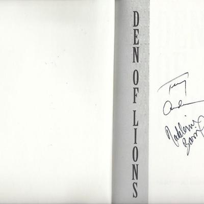 Den of Lions Terry and Madeleine Anderson signed book