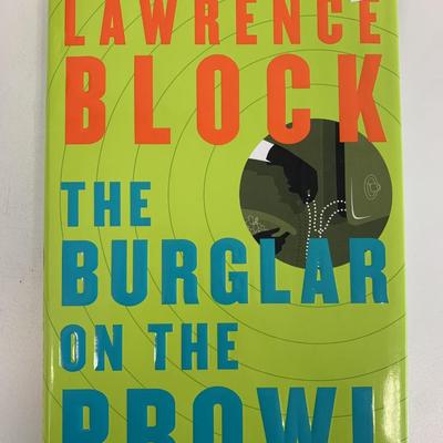 The Burglar on the Prowl Lawrence Block signed first edition book