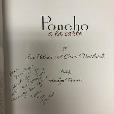 Poncho A La Carte signed book 