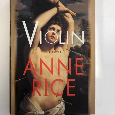 Violin Anne Rice signed book