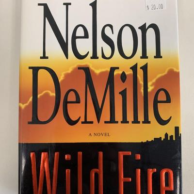 Wild Fire Nelson DeMille signed first edition book