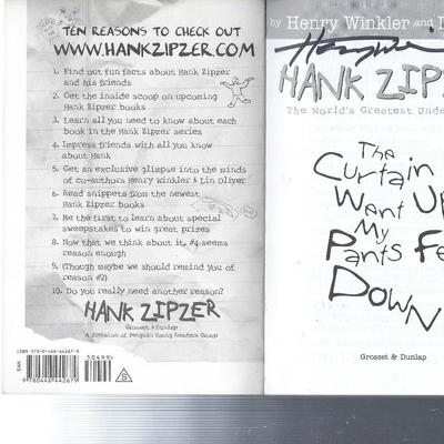 Henry Winkler signed children's book