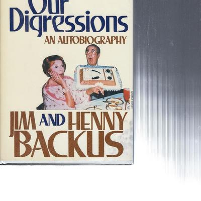 Jim and Henny Backus signed book
