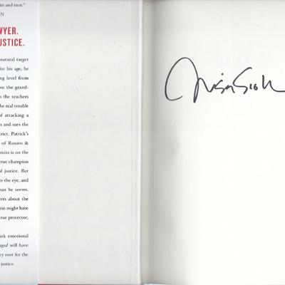 Damaged Lisa Scottoline signed book