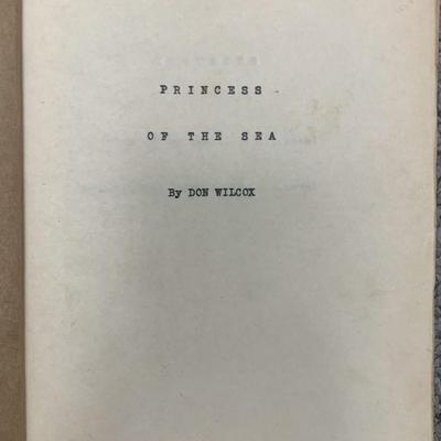 Princess Of The Sea vintage hardback