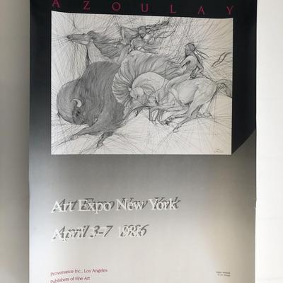 Azoulay Art Expo New York 1986 Poster