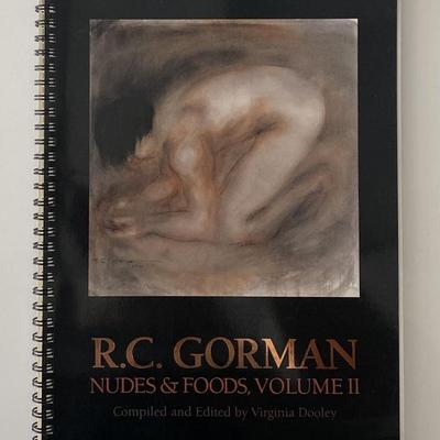 R.C Gorman signed book and photo