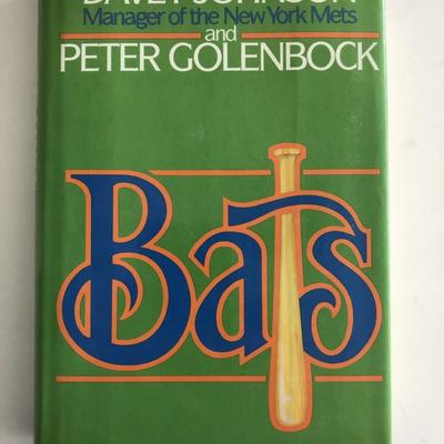 Bats Davey Johnson signed book