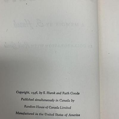 Impresario first edition book
