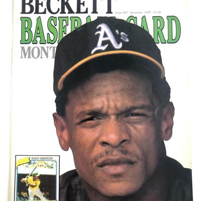 Beckett Baseball Card Monthly December 1989 Issue #57 Magazine