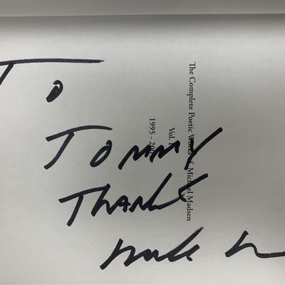 The Complete Poetic Works Of Michael Madsen signed book