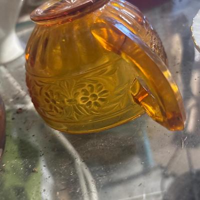 Antique Indian glass tea cup