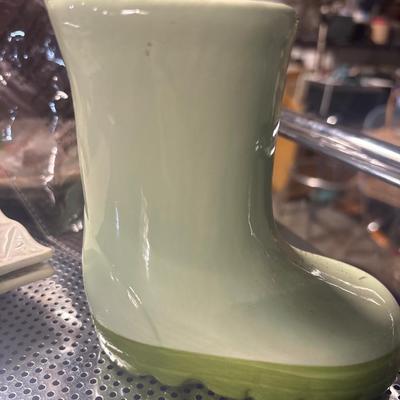 Ceramic boot Vase