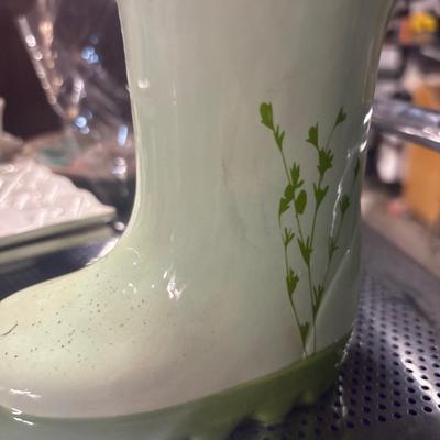 Ceramic boot Vase