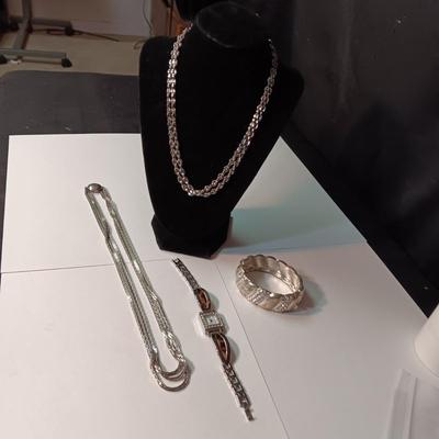 SILVER-TONE FASHION JEWELRY