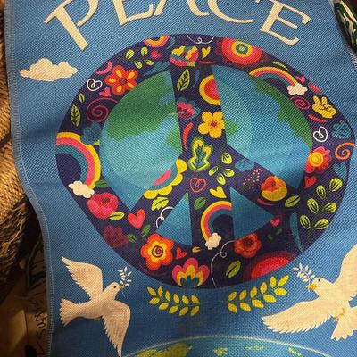 Outdoor Peace Flag