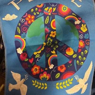 Outdoor Peace Flag