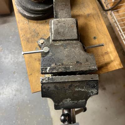 Sears Bench Grinder & Wilton Vise on a Bench (B3-MG)