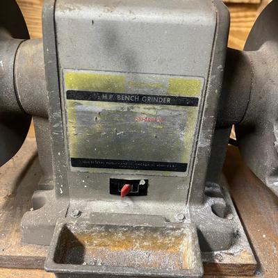 Sears Bench Grinder & Wilton Vise on a Bench (B3-MG)