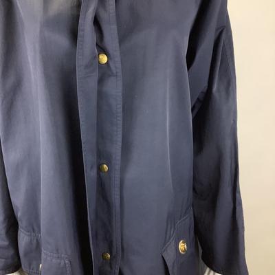387 RAMOSPORT Paris Navy Blue Long Coat Size 40