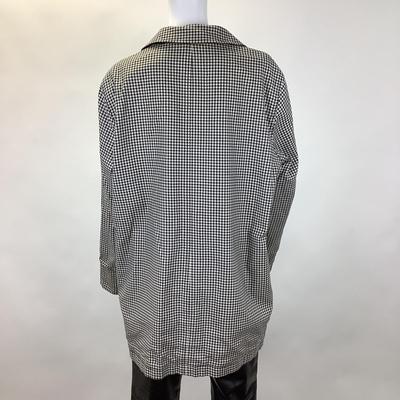 388 RALPH LAUREN Houndstooth Reversible Jacket Size M