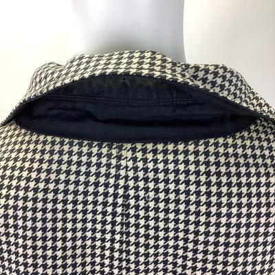 388 RALPH LAUREN Houndstooth Reversible Jacket Size M