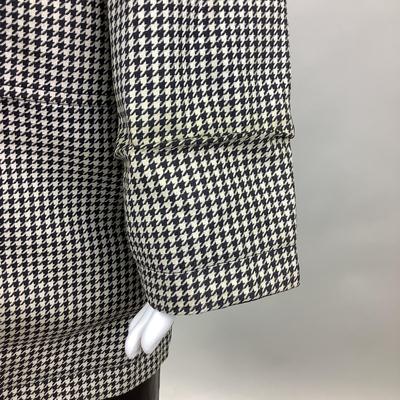 388 RALPH LAUREN Houndstooth Reversible Jacket Size M
