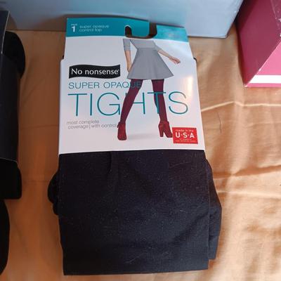1 NEW VANELI SPORT AND ANOTHER PAIR OF VANELI SHOES, TIGHTS AND UMBRELLAS