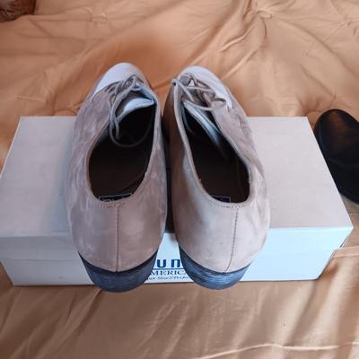LIKE NEW MUNRO AND CLARKS SHORT BOOTS AND SHOES