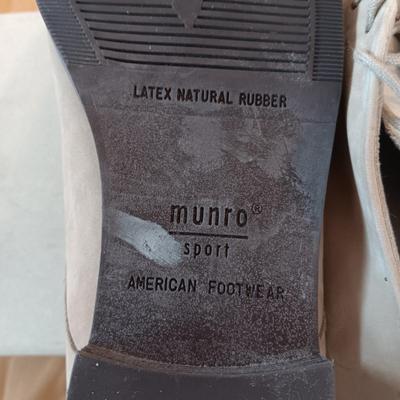 LIKE NEW MUNRO AND CLARKS SHORT BOOTS AND SHOES
