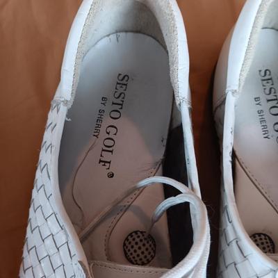 LADIES SESTO GOLF SHOES (12) AND FIRESIDE SLIPPERS (10)