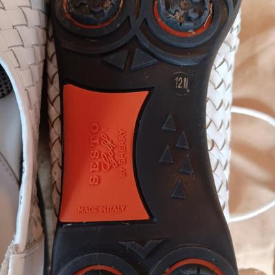 LADIES SESTO GOLF SHOES (12) AND FIRESIDE SLIPPERS (10)
