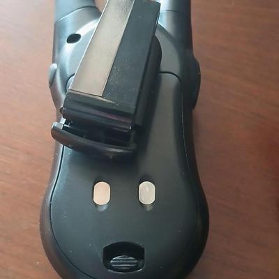 Motorola walkie talkies with charging station and an Electro Barand Multi use flashlight / radio