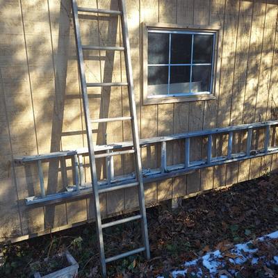 Four Aluminum Ladders (S-BBL)