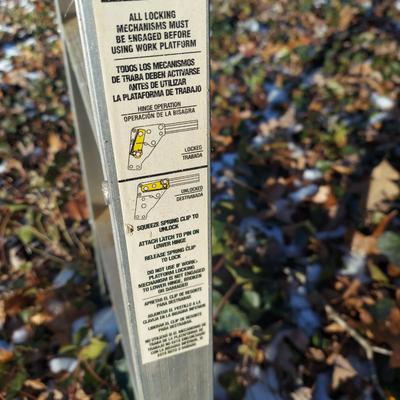 Four Aluminum Ladders (S-BBL)