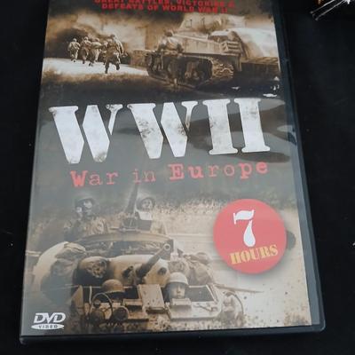 History of the World War book with war - like DVD movies