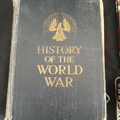 History of the World War book with war - like DVD movies